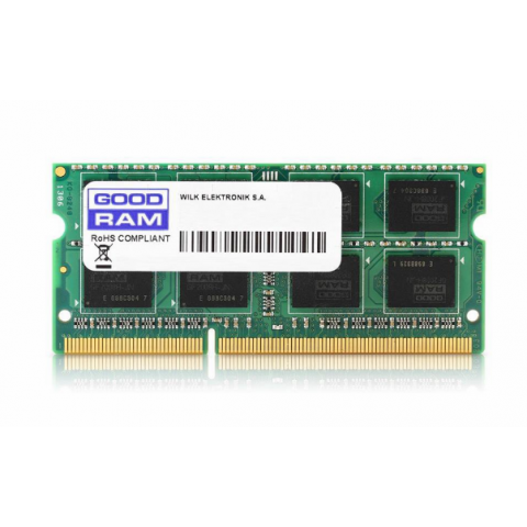 Operatyvioji atmintis (RAM) nešiojamajam kompiuteriui 8GB DDR3 1600MHz CL11 1.5V Goodram